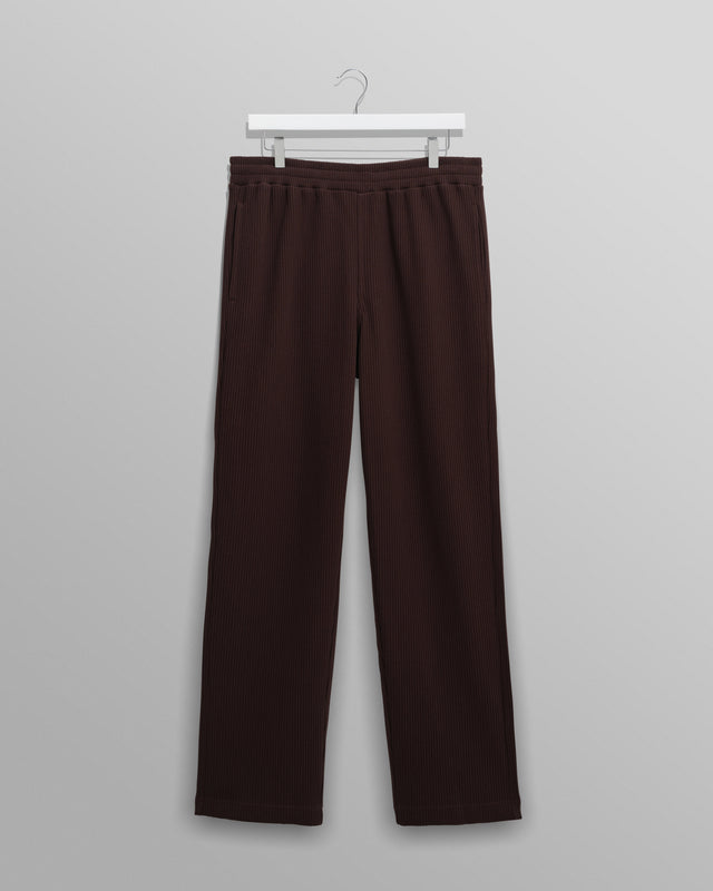 Ska - Dark Brown Structured Waffle Joggers