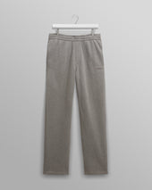 Ska - Grey Embroidered Logo Loopback Cotton Joggers