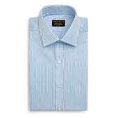 Sky Bengal Stripe Cotton Shirt