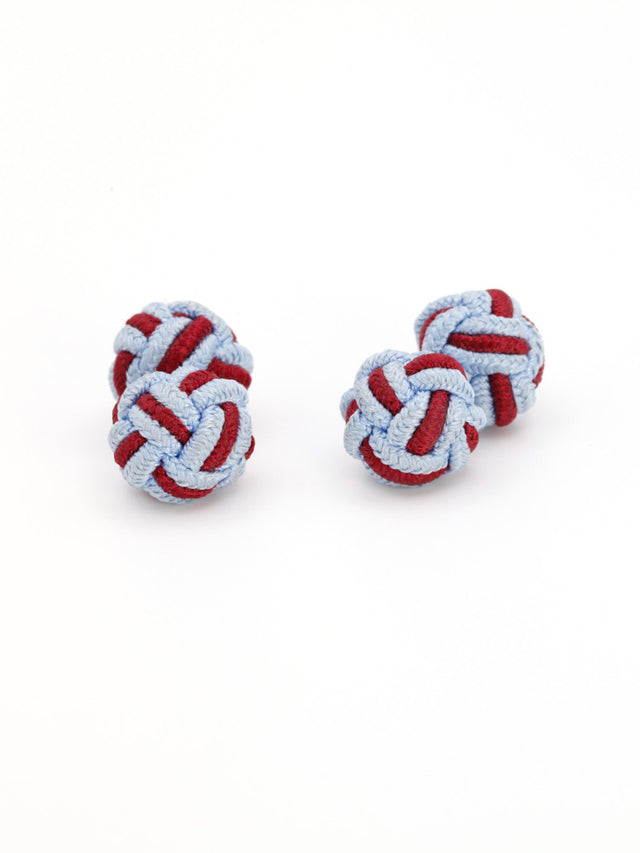 Sky blue and carmine passementerie Bombay
