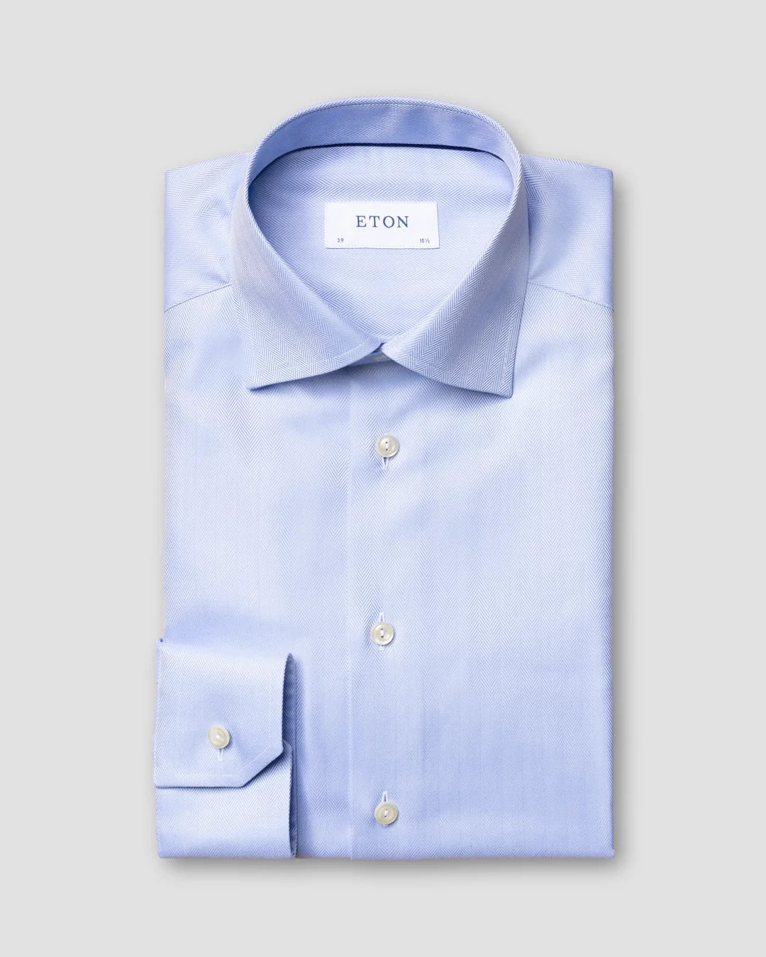 Light Herringbone Twill Shirt Eton