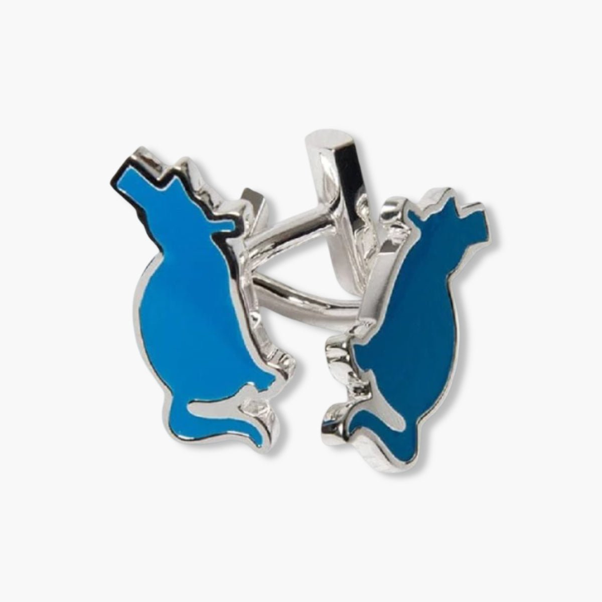 Silver Enamel Binks Cufflinks