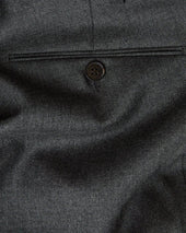 Grey Pure Wool Trousers