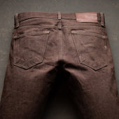 True Straight 14oz Brown Bear Selvage Denim