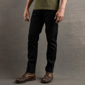 Slim Straight 14oz Onyx Double Black Selvage Denim