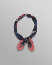 Sloane Multicolour Floral Tile Neck Scarf