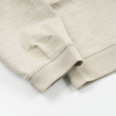 Slub Henley L S T Shirt Beige