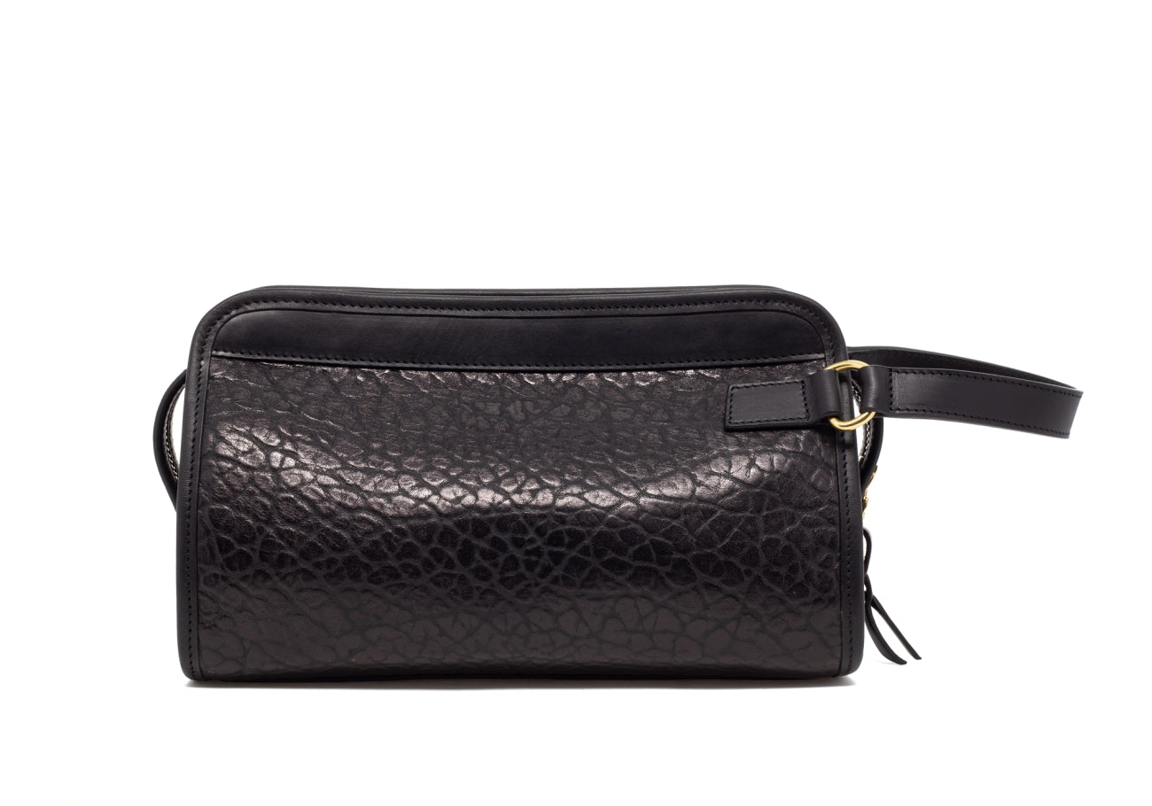 Small Travel Kit Bison Black Porsche Pepita Houndstooth Lining Card Slots Pen Holder Slot