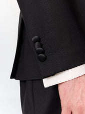 Smoking Crois Regular En Laine Noire