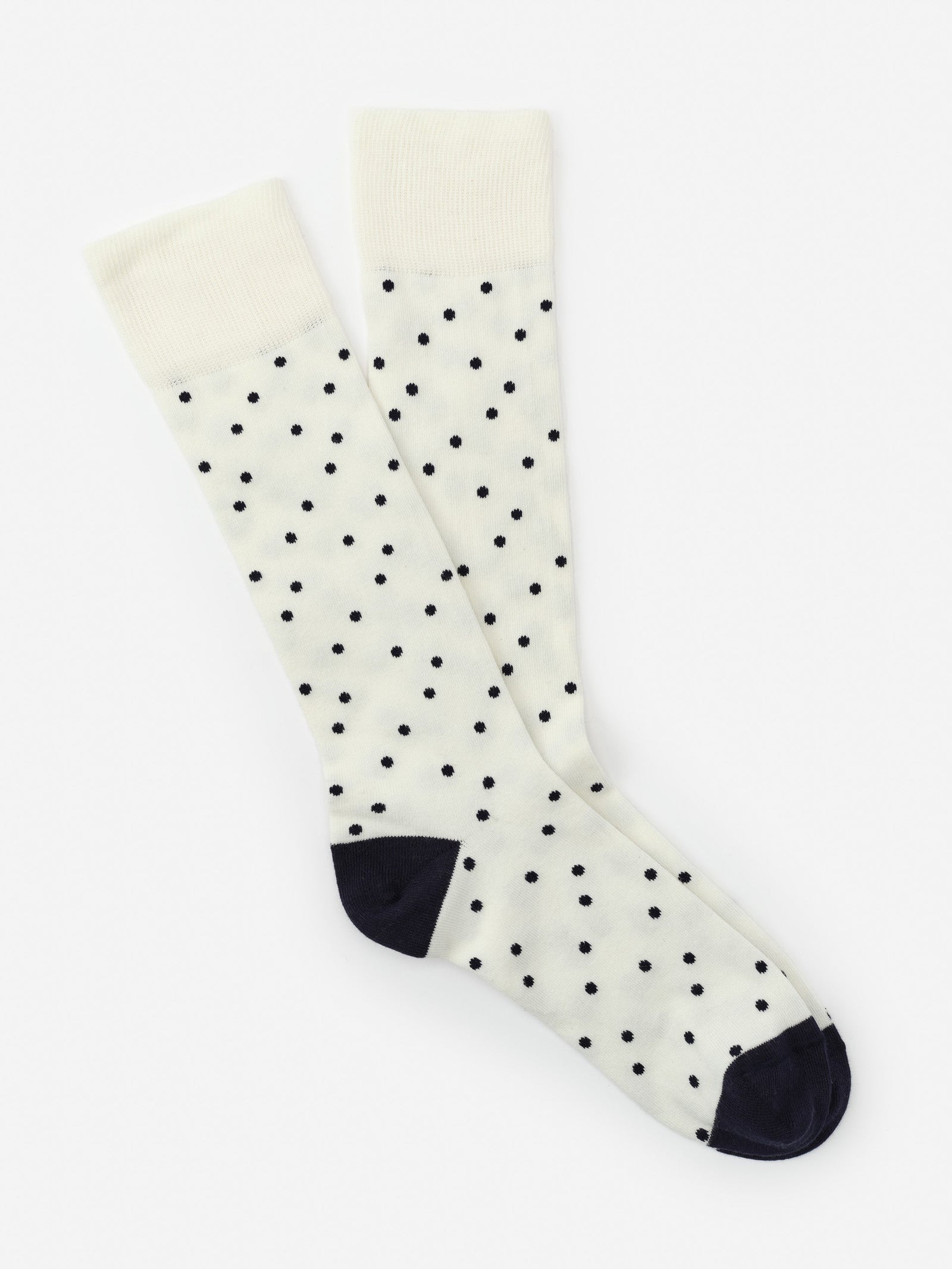 Navy Polka Dots Socks Men S Socks J Mclaughlin