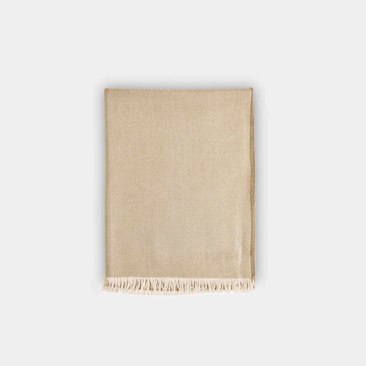 Soft Gold Silk Cashmere Stole