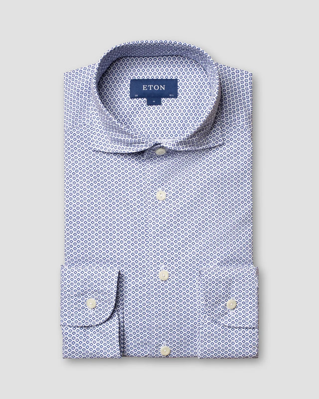 Soft moon flower print shirt - Eton