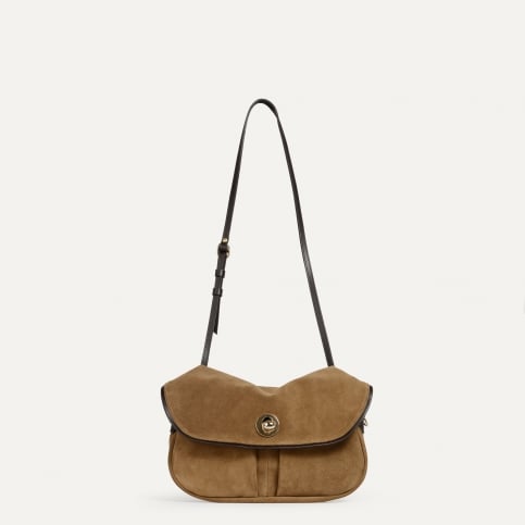Janice Soft Musette S bag - Dark Brown