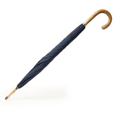 Soild Hickory Stick Umbrella in Navy