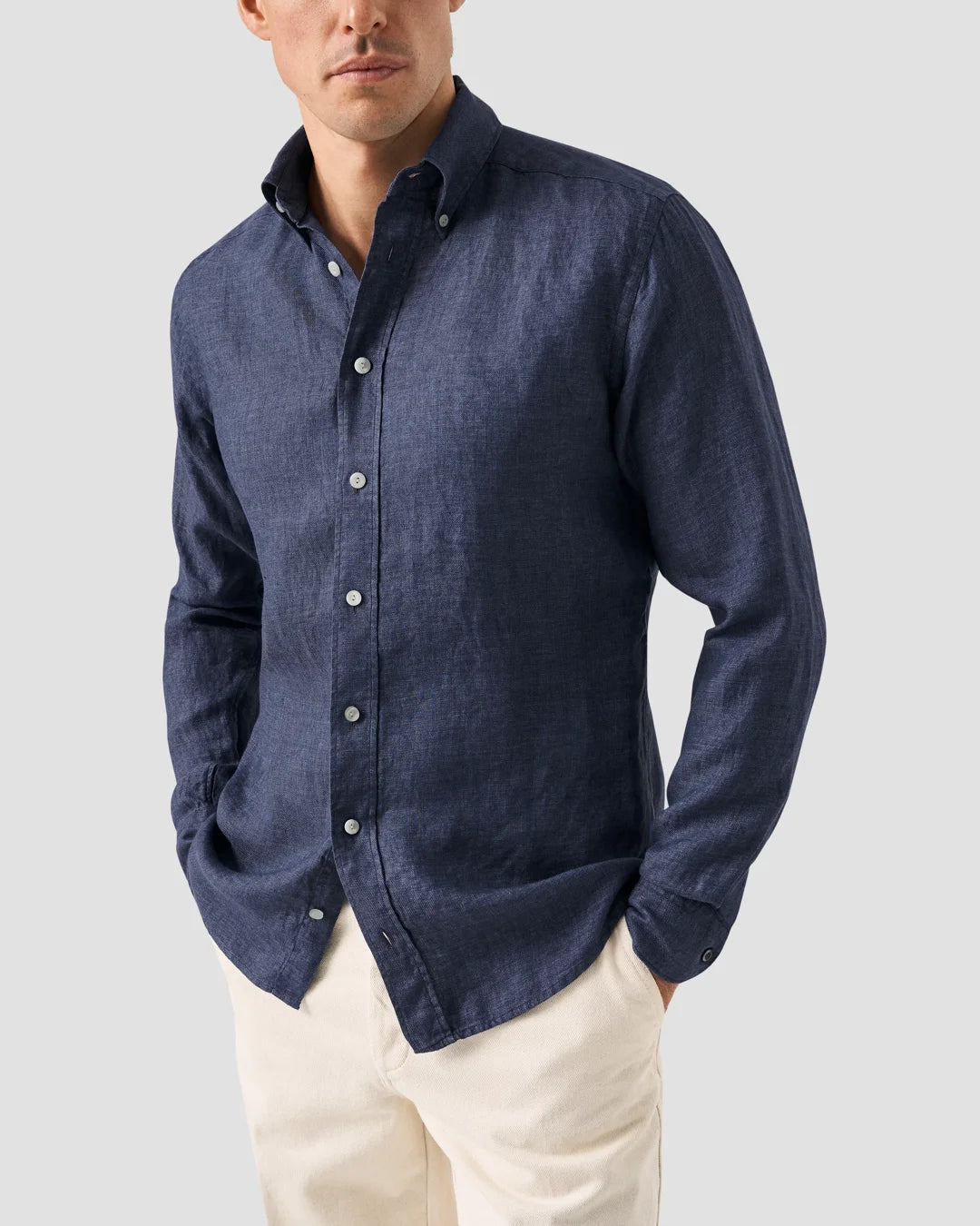 Linen Twill Shirt Eton