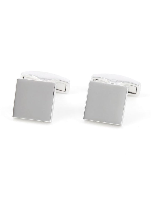 Solid silver square cufflinks Kiruna V