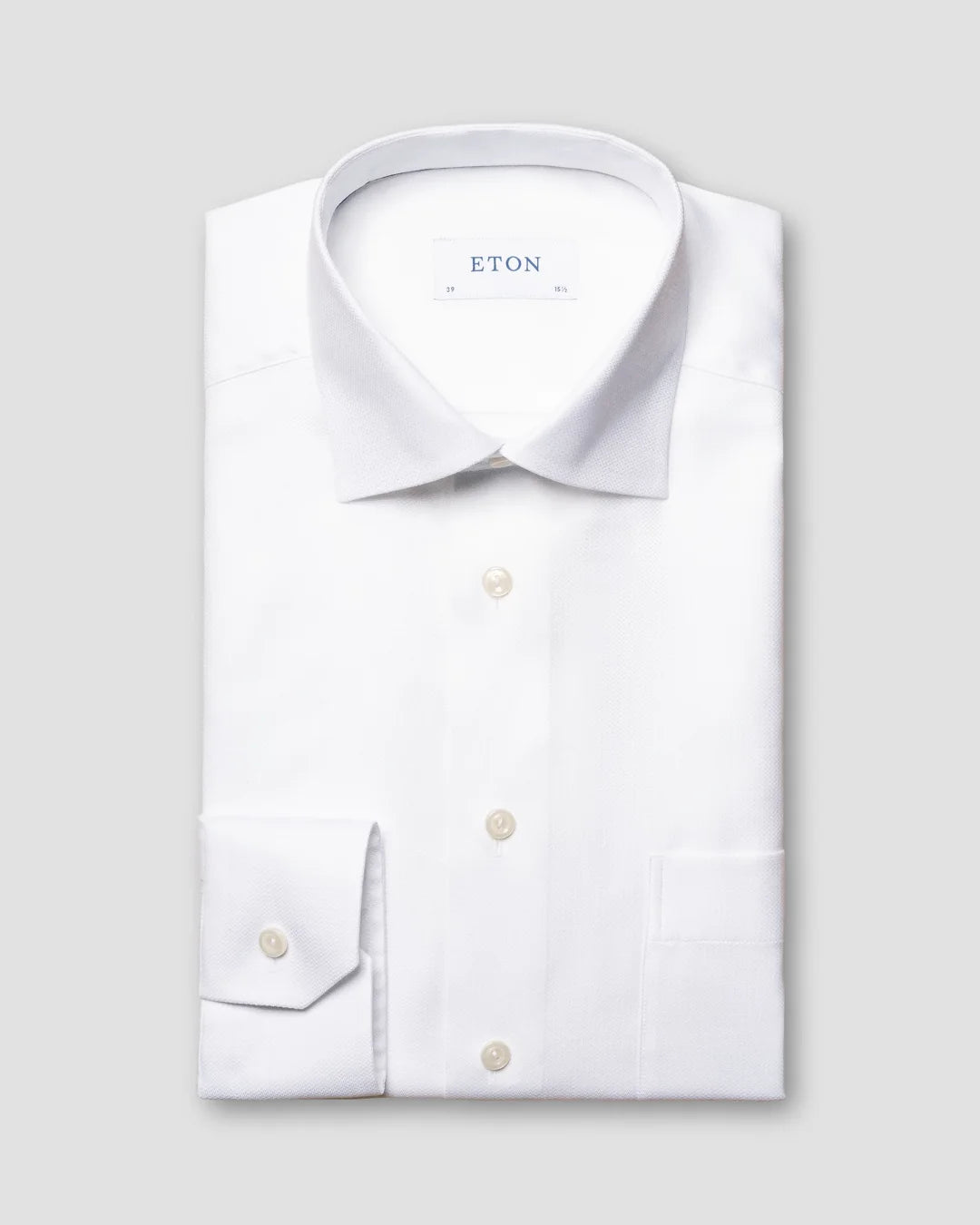 Cotton Lyocell Stretch Shirt Eton