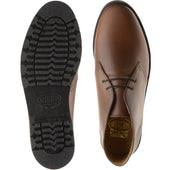 Solovair Chukka Boot mens rubber-soled boots in brown gaucho