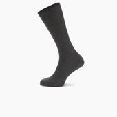Dark Grey Mid Length Merino Wool Socks
