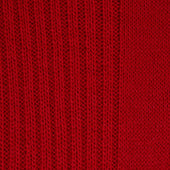 Red Mid Length Merino Wool Socks