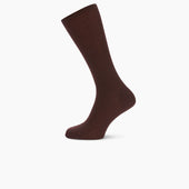 Maroon Mid Length Merino Wool Socks