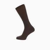 Brown Mid Length Merino Wool Socks