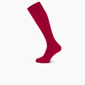 Red Long Merino Wool Socks