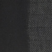 Grey Herringbone Over The Calf Wool Socks