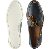 Sperry AO Gold mens rubber-soled Derby shoes in navy