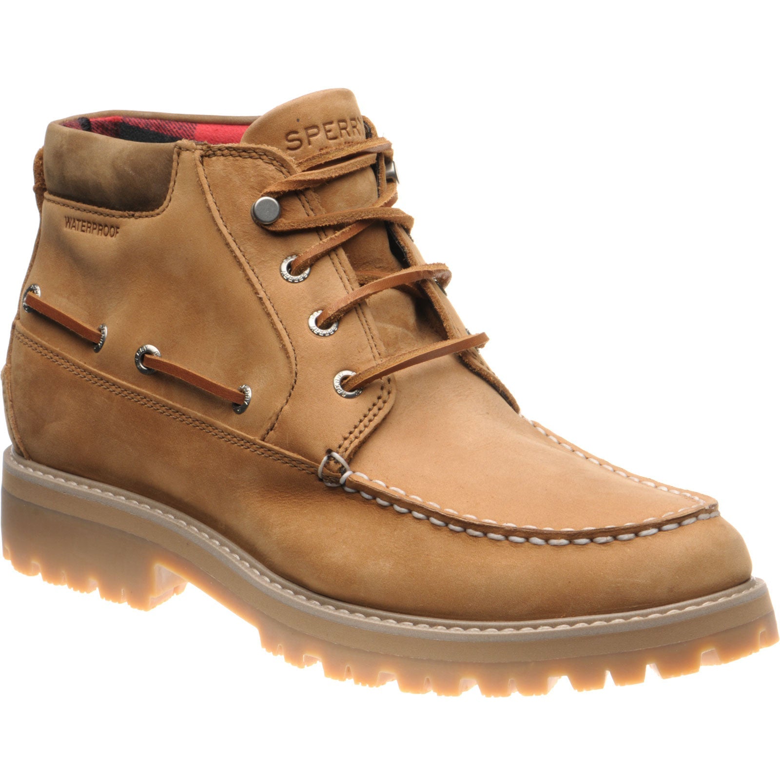 Sperry AO Lug mens rubber-soled Chukka boots in tan