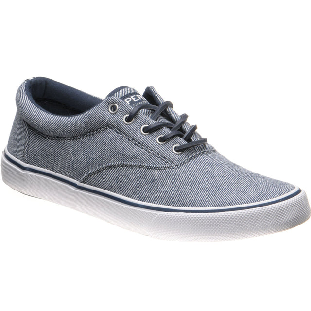 Sperry Striper II mens rubber-soled Oxfords in navy