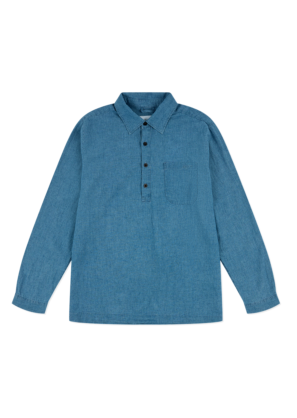 Carpenter Linen Shirt in Blue