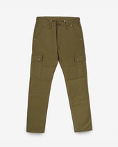 12oz Cotton Whipcord Cargo Pants - Khaki