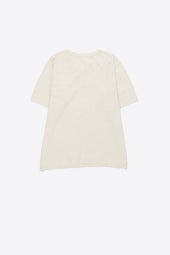 Unbleached Handspun Knit Half Sleeve T Shirt