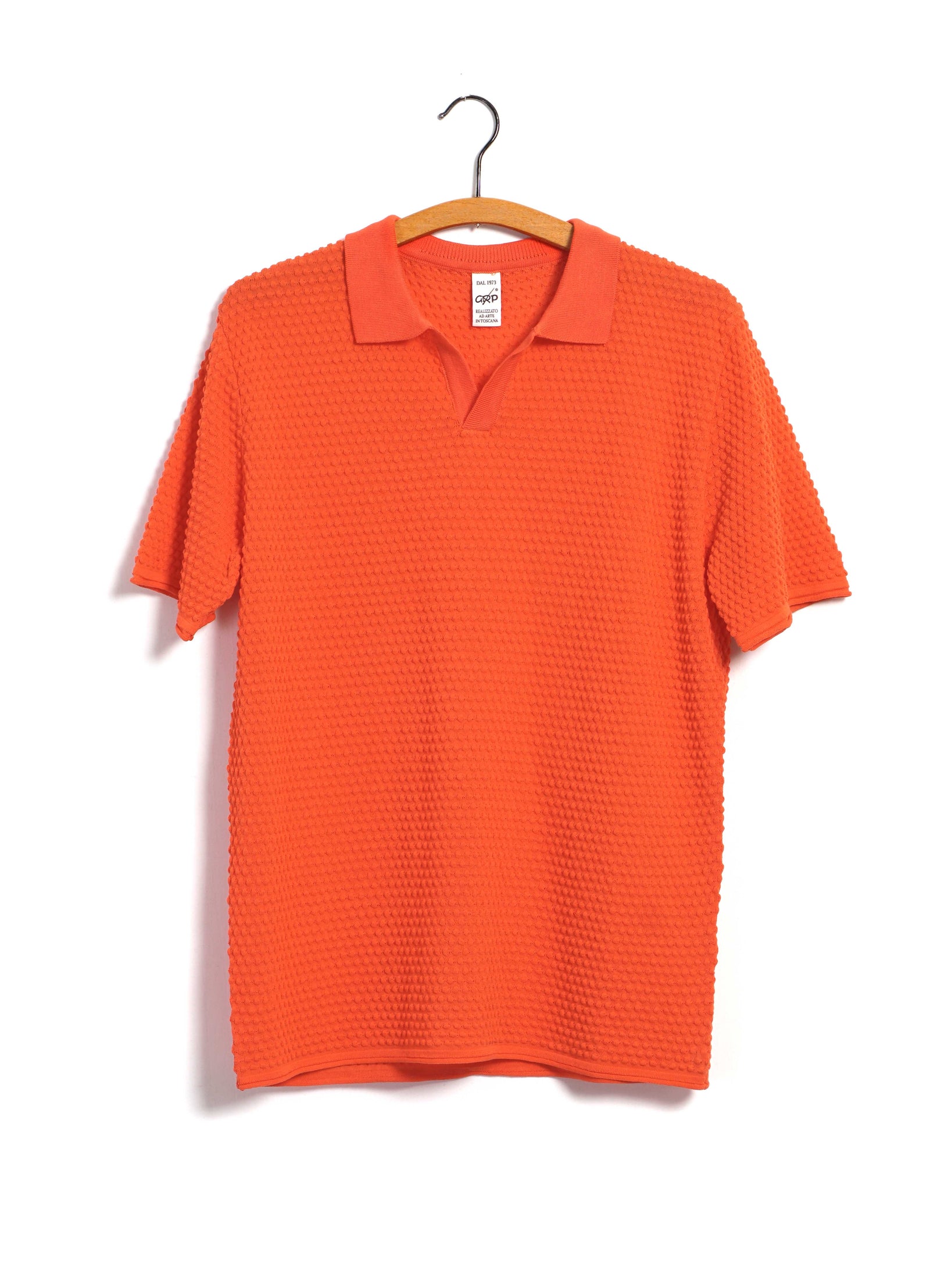 Polo Short Sleeve Spot Knit Shirt