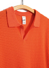 Polo Short Sleeve Spot Knit Shirt