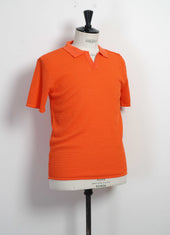 Polo Short Sleeve Spot Knit Shirt