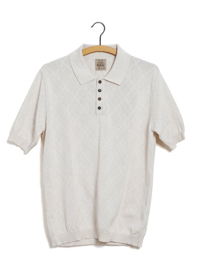 Paul Newman | Knitted Button-up Polo | Calse