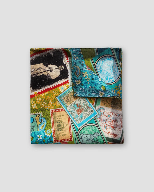 Stamps pocket square