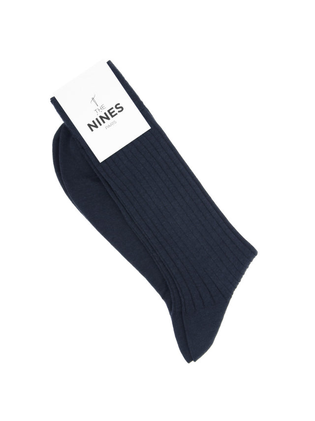 Steal grey virgin wool socks