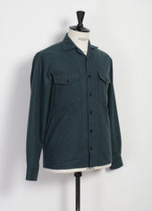 STEFAN | Worker Over Shirt | Moss Green