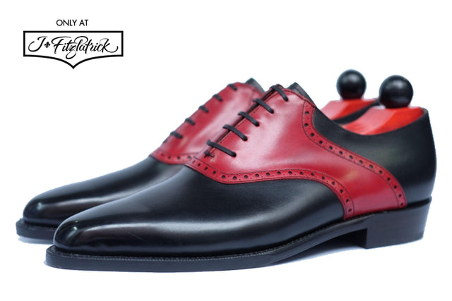 Stefano Redux - Black Calf / Red Calf - CLEARANCE