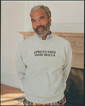 Made In Usa Grey J Press 1902 Stencil Sweatshirt