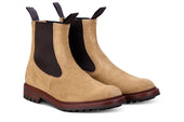Stephen Chelsea Boot - Tan Hairy Suede