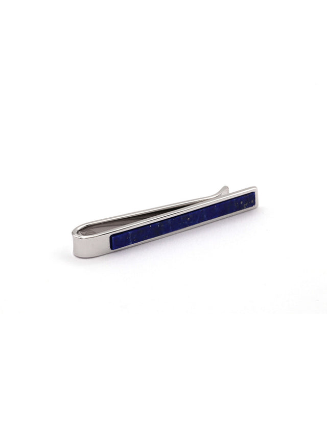 Sterling silver and lapis lazuli tie clip Toledo