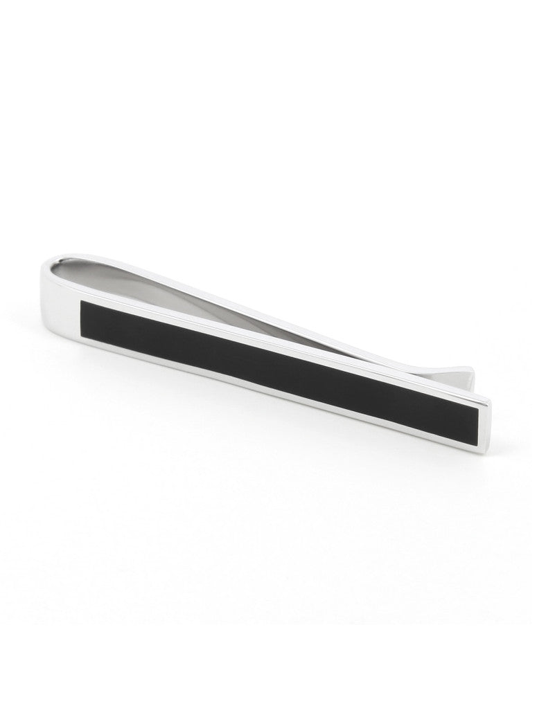 Sterling And Onyx Tie Bar Toledo