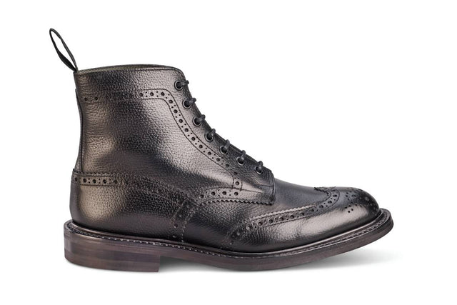 Stow Country Boot - Black Llama