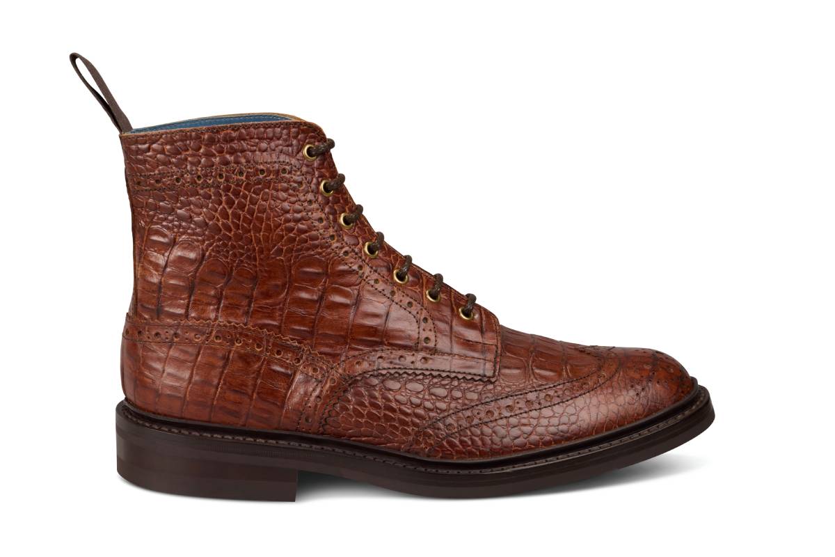 Stow Country Boot Mock Croc