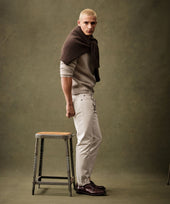 Straight Fit Lightweight Japanese Selvedge Jean in Canvas