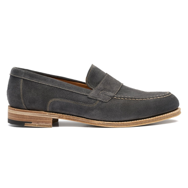 Strand EF Saddle Loafer in Ash Suede